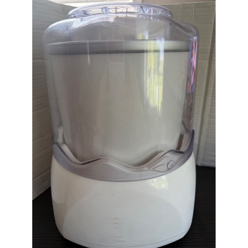 Cuisinart ICE-20 White Automatic Frozen Yogurt Ice Cream and Sorbet Maker - Picture 2 of 7